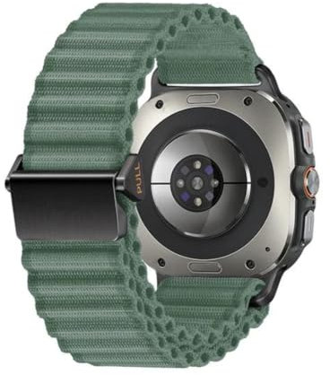 Correa para Samsung Galaxy Watch Ultra Trail, Correa Smartwatch Ultra 47mm, Ideal para Actividades al aire libre, correa trail para aventuras Off-Road. Correas Samsung Watch Ultra. (Verde)