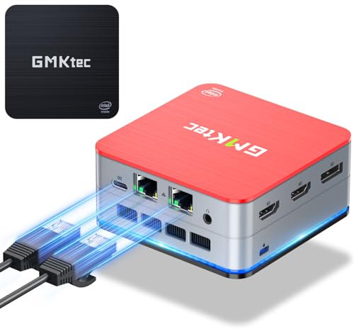 GMKtec G2 Plus Mini PC, Intel Twin Lake N150(4C/4T) up to 3.6GHz, Desktop Mini Computer W11 Pro 12GB LPDDR5 RAM 256GB SSD WiFi 6 BT5.2