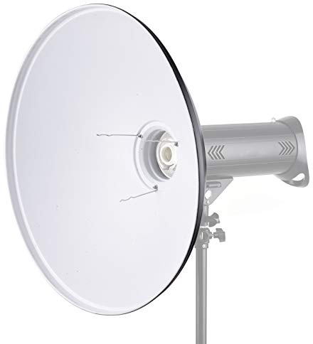 Beauty Dish Photography, Softbox Lighting Kit 22 Inch Beauty Dish Strobe Light Reflector Soft Box Lighting Set with Mini Reflector Soft Cloth for Portrait Photography
