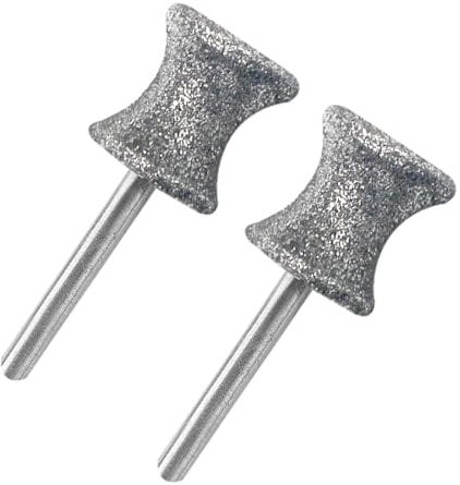 Diamond Rotary Nail Grinder Bits for Dog, 2PCS Diamond Dog Nail Grinder Head for Dremel,1/8 Replacement Grinder Wheel Pets Nail Grooming Tools for Medium Large Dogs