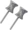 Diamond Rotary Nail Grinder Bits for Dog, 2PCS Diamond Dog Nail Grinder Head for Dremel,1/8 Replacement Grinder Wheel Pets Nail Grooming Tools for Medium Large Dogs