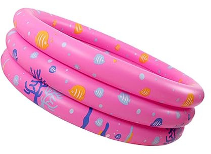 FUNNETOYU Piscina Inflable Redonda para Piscina Infantil Inflable Cómoda para Uso Jardín Hinchable para Bebés y Pequeños