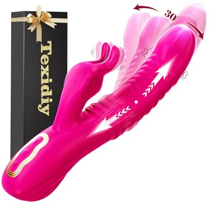 Texidiy Vibrator Sex Spielzeug für die Frau mit 3 Stoß- und Schwungmodi