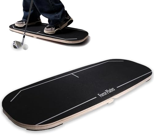 Janedream Golf Pressure Balance Board, Weight Shift Swing Trainer for Indoor & Outdoor Practice, Golf Training Aid to Improve Swing Tempo, Power and Consistency