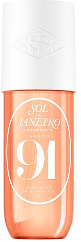 Sol de Janeiro CHEIROSA 91 Perfume Mist Körperspray, Florale Passionsfrucht mit Honig-Karamell und Rio-Rosa
