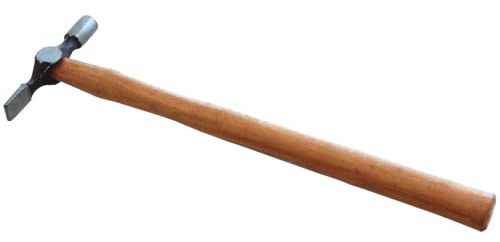 4 oz Cross Pein Pin Hammer Hardwood Handle DIY Pin Hammer for Panel Tacks, Nails & Clips – Precision Metalworking & Craft Tool.