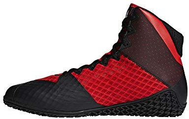 Adidas Herren Mat Wizard 4 Wrestling Schuh, Rot/Schwarz/Rot, 49 EU