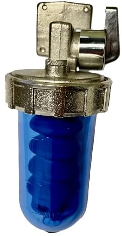 WK - Dosatore Ruotabile di Polifosfato per Caldaia, Utile per Filtrazione Acqua,con Inclusa 1 Cartuccia, Funge da Anticalcare e Anticorrosione per Tutti gli Impianti