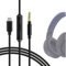 Geekria QuickFit USB-C Digital auf Audiokabel mit Mikrofon kompatibel mit Beat Solo3.0, Solo2.0, Studio3, Mixr Kabel, Typ-C Aux Audiokabel für Pixel 6/5/4a, S20+, Note 10/20 (4ft/1.2ft) m)