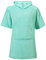 CelinaTex Happyfun Poncho lang 80 x 110 cm Mint Mikro-Flanell Badeponcho Mikrofaser Surfponcho Handtuch