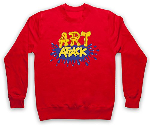My Icon Art & Clothing Art Attack Kids TV Logo Buchanon Costume Erwachsenen Sweatshirt