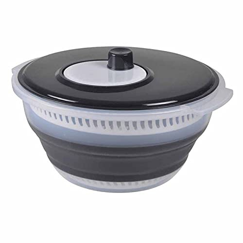 Essoreuse à Salade Rétractable 30cm Anthracite