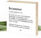 Wunderpixel® Holzbild Definition Schwester - 15x15x2cm zum Hinstellen/Aufhängen, echter Fotodruck mit Spruch auf Holz - schwarz-weißes Wand-Bild Aufsteller Zuhause Büro zur Dekoration Geschenk-Idee