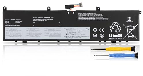 K KYUER 80Wh L17C4P72 Laptop Akku für Lenovo ThinkPad X1 Extreme 1st Gen/2nd Gen ThinkPad P1 Gen 1/Gen 2 2018 2019 L17L4P72 L17M4P72 L18M4P71 01AY968 01AY969 01YU911 5B10V98091 SB10Q76929 SB10Q76928