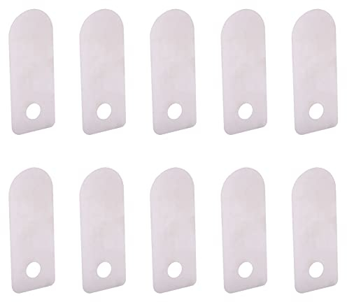 Ventilplatte, Luftkompressor-Ventilplatte Langzeitlagerung Verwendung mit 10 Ersatz-Ventilplatten für die Wartung des Luftkompressors(Kurze Ventilplatte 13 * 33mm)