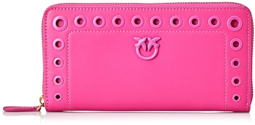 Pinko Ryder Zip Around Vitello Seta, Accessori da viaggio- Portafogli Donna