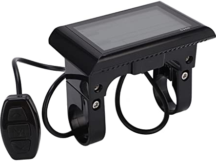 Tbest Display,36V 48V S900 Elektrofahrrad-LCD-Display-Bedienfeld,Elektrofahrrad-LCD-Anzeigemessgerät,Wasserdichtes LCD-Anzeigemessgerät Für Elektrofahrräder(Protokoll 2)