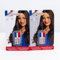 Maquillage Tricolore x2 Bleu Blanc Rouge en Stick pour Supporter de l'équipe de France - Simple d'Utilisation, Idéal pour Supporter l'équipe de France pendant la Coupe du Monde de Rugby Football