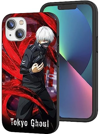 CHENQIAOHU Kompatibel mit iPhone 15 Hülle, Ganzkörperschutz Stoßfeste Schutzhülle Slim Thin Cover (Anime-Tokyo-Ghoul-Comic-4)