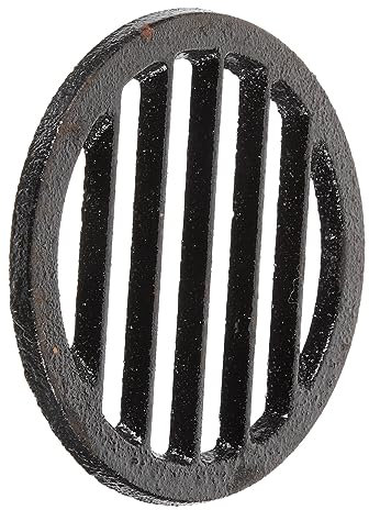 HEMOTON Tapa De Desagüe De Suelo De Hierro Fundido Redonda Filtro De Lavabo para Desagüe De Suelo De Garaje Tapa De Sellado De Lavabo para Uso Interiores