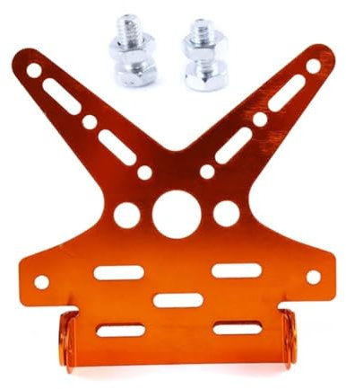 Aluminum Alloy Motorcycle Rear License Plate Frame Motorbike Bracket Rack Scooter Adjusted Number Plate Holder Licence Plate Bracket
