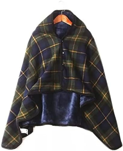 Knieschutz – Plus samtverdickte Rollstuhldecke, mit Knöpfen, doppellagige, zusätzliche Multifunktions-Schaldecke für warmes Geschenk