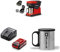 Einhell Akku-Kaffeemaschine TE-CF 18 Li Power X-Change (240 ml Wasserbehälter, für Filterkaffee & Kaffeepads, Tragegriff, inkl. 2x Kaffeetasse mit Deckel, inkl. 3,0 Ah PLUS Akku & Starter Kit)