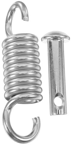 Kisangel 1 Set Heavy Duty Swing Hangers Hook Φ16*70 Pin Φ6.5*φ34*130 Extension Spring and Pin Plug for Hanging Chair Hammock and Porch Swing