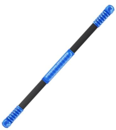 SZSXYBZ Bastone oscillante multifunzionale, barra flessibile per allenamento a vibrazione ad alta frequenza, barra per esercizi fitness per rafforzare i muscoli, 90 cm (blu)