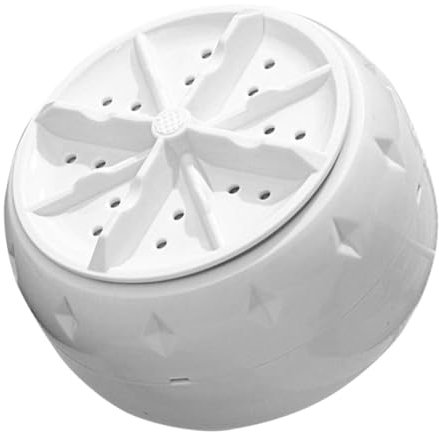 SOLUSTRE Mini Machine à Laver à Turbine Portable Pour Évier Camping Maison Affaires Voyage Chambre Étudiant Avec Adaptateur De Cordon Alimentation Usb