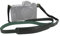 MUZIRI KIINOKOO Sangle en cuir véritable avec ceinture en nylon – Bandoulière réglable avec anneaux triangulaires pour la plupart des appareils photo numériques – Longueur 90 cm à 140 cm, Vert, Long