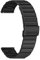 ONE ECHELON Bracelet de montre à dégagement rapide compatible avec Fossil Q Explorist en acier inoxydable réglable (noir)