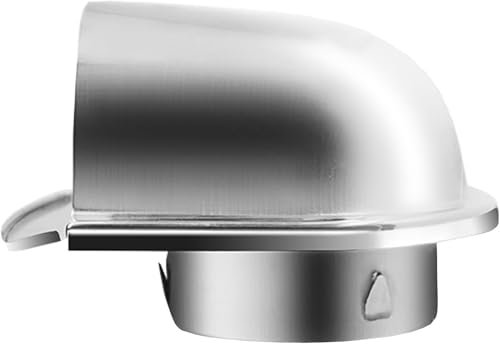 Frischluftsystem 201 Edelstahl-Entlüftung U-Type Außenluftkappenentlüftung Außen- und Winddichte Kappe 1 Stück, 150 mm