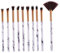 Mikinona Ensemble De 10 Pinceaux Pour Les Yeux Kit De Pinceaux De Maquillage Pinceaux Cosmétiques En Bambou