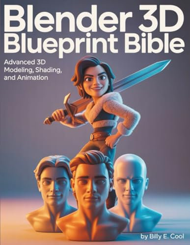 Blender 3D Blueprint Bible: Advanced 3D Modeling, Shading, and Animation: 1 (Tech Essential library for beginners to expert)