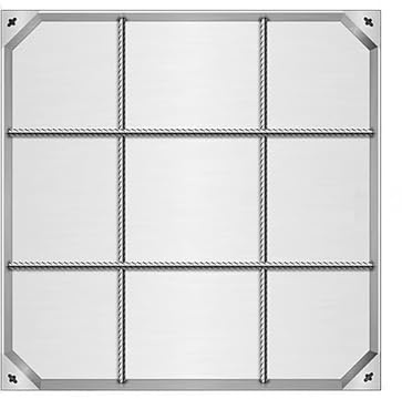 Unsichtbarer Schachtdeckel FüR Gewerbliche Zwecke, Quadratischer, Eingebetteter Kanaldeckel Aus Metall, Abwasserdeckel Und Sockel Aus Edelstahl FüR Beton, Zement, Fliesen Und Sand(60cm/24)