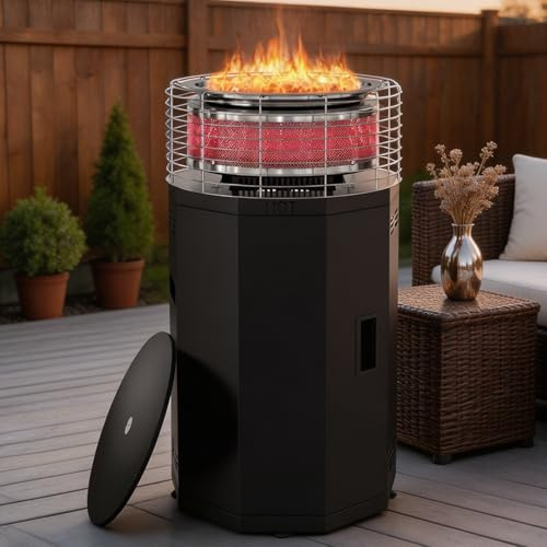 SUNYRISY Rauchfreie Outdoor Heizstrahler Tragbarer Terrassenheizer