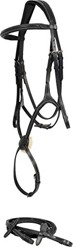 HORZE Prescott mexikanische Trense, Schwarz, F
