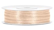 Satinband Breite: 3 mm Länge: 50 m (creme)