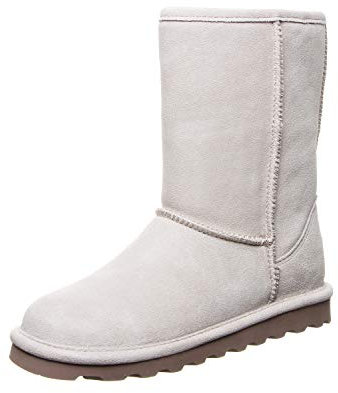 Bearpaw Elle Short, Women’s Slouch Boots, White (Winter White 909), UK 5