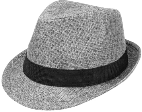 Lipodo Melange Trilby Cloth Fedora Heathered Men Women Spring Summer