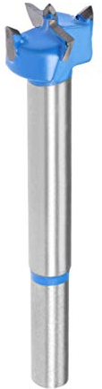 sourcing map 17mm Forstner Bohrteil Holzlochsäge Schneckenöffner Scharnierbohrung Bohrenbohrer Teilschneider Holzbearbeitung Wolfram Hartmetall Blau Grau