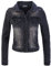 Rock Creek Damen Jeans Jacke Übergangs Jacke Denim Blouson Stretch Kurz Classic Jeansjacken Urban Stonewash D-401 Anthrazit L