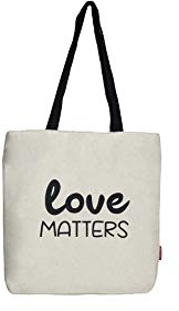 hello-bags. Borsa a spalla. Esterno: 100% cotone. Con cerniera, fodera e tasca interna. Include busta regalo kraft. Modello LOVEMATT. Colore: Écru/Nero. Misure: 37 * 38 cm