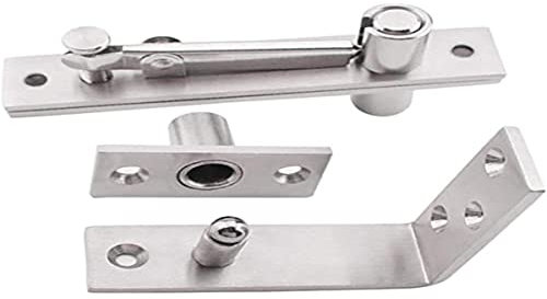 Bisagra oculta de la puerta giratoria de 360 grados de la puerta giratoria de acero inoxidable superior e inferior bisagra de la puerta 90 grados
