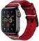 MroTech Correa Compatible con Apple Watch 42mm 44mm 45mm 46mm 49mm Pulsera Piel Genuino Band Repuesto para iWatch Serie Ultra 10 9 8 7 6 SE 5 4 3 2 1 Replacement Banda Reloj Hebilla Negra,Retro Rojo