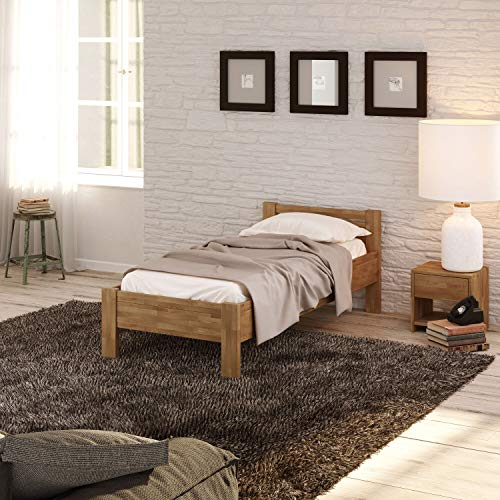 Krok Wood Seniorenbett SiSi aus Massivholz (Eiche, 120 x 200 cm)