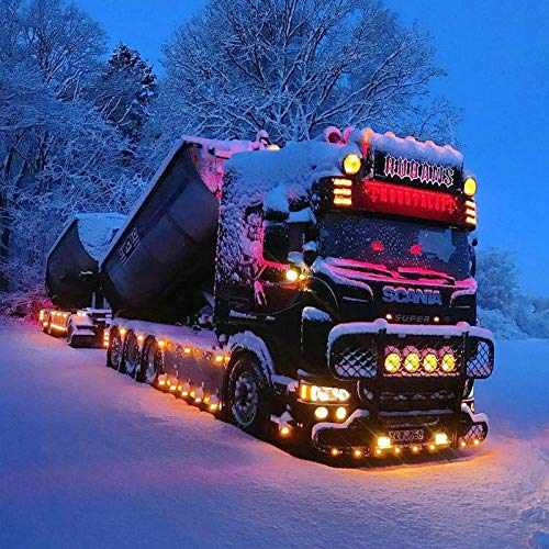 ymtter 5D Diamant Malerei LKW Schnee Kristall Strass Stickerei Bilder DIY Diamond Painting Für Wohnzimmer Dekor Wand Aufkleber 40 * 50Cm