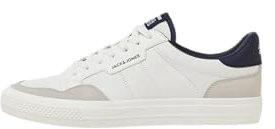 JACK & JONES Men's Jfwmorden Combo White/Navy Noos Sneaker, 12 UK