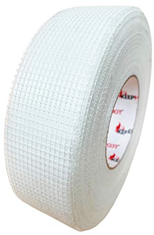 Keephot Rouleau de tissu en fibre de verre auto-adhésif extra résistant 45 mm x 90 m